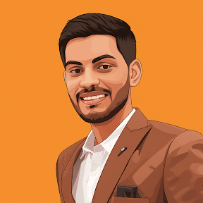Illustrated portrait of Dipen Nagani
